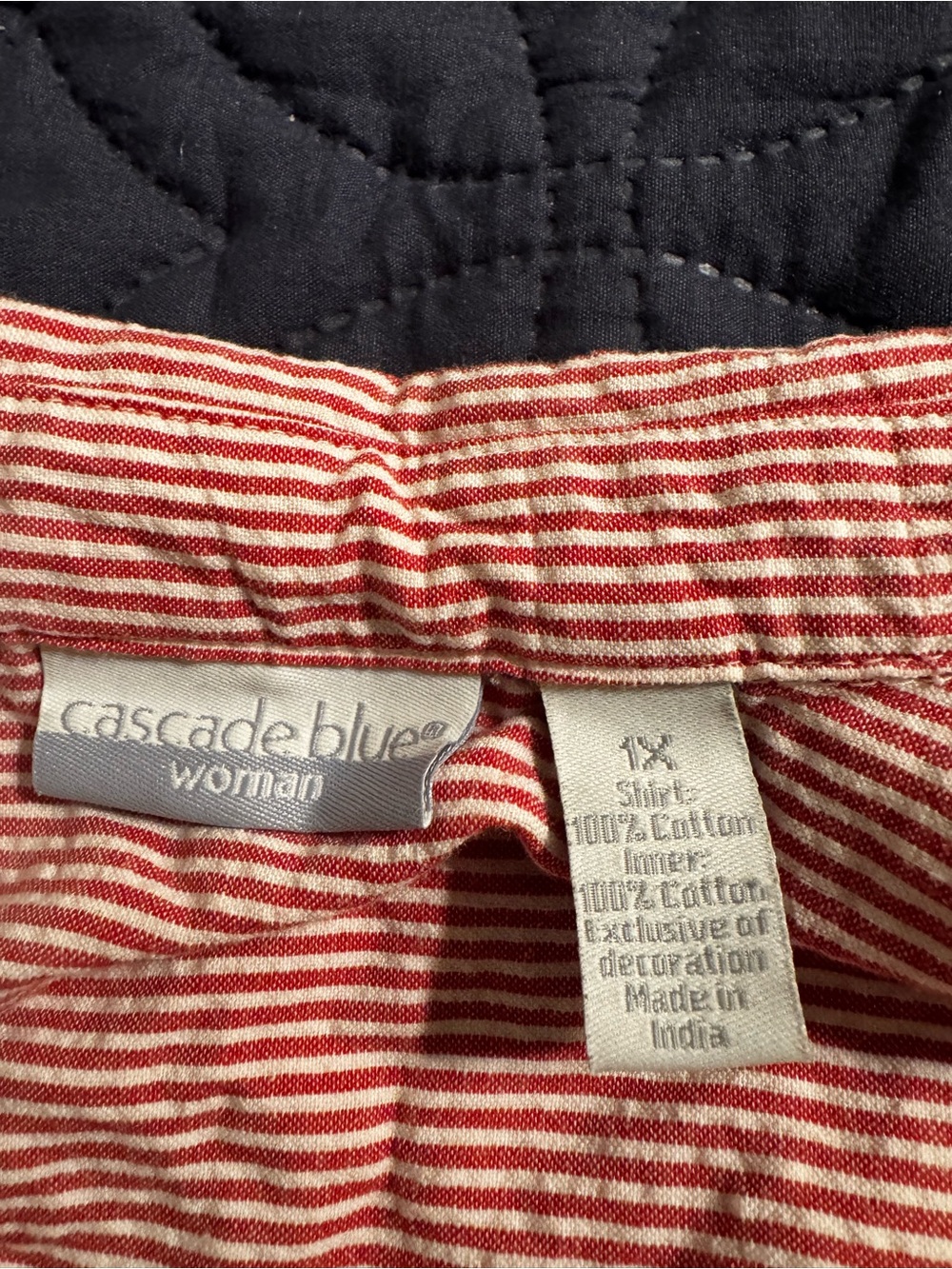 Cascade Blue Red Striped Kids Bottoms